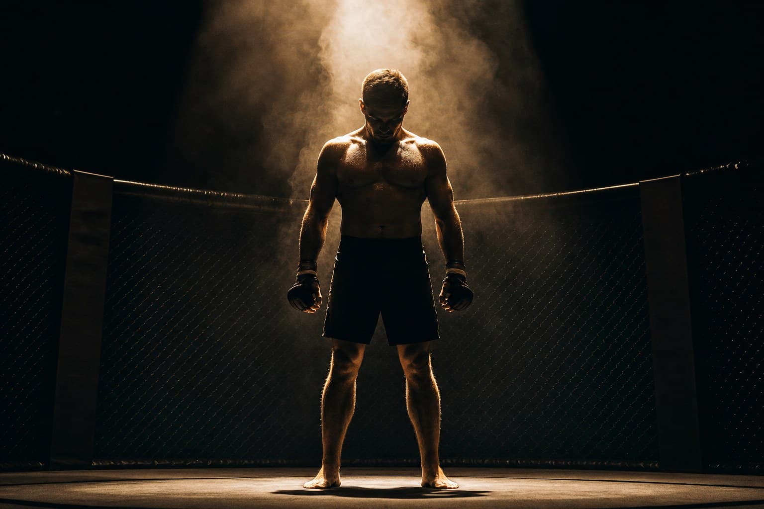 Võ sĩ MMA sẵn sàng chiến đấu